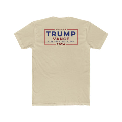 "TRUMP VANCE 2024", Unisex Cotton Crew Tee - Collectible History
