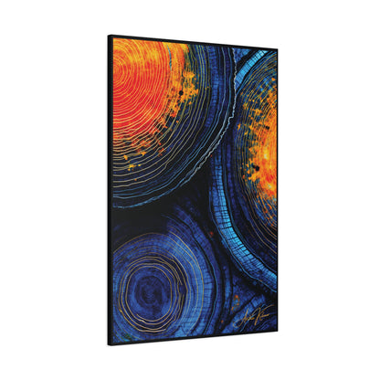"History's Vibrance", Matte Canvas Fine Art Print