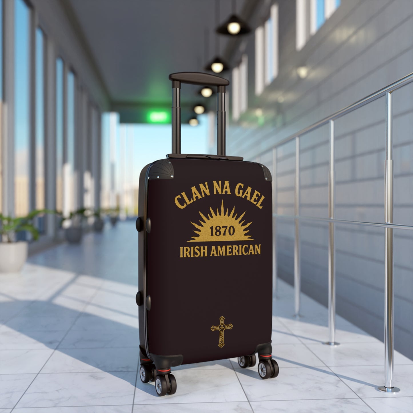 "Clan na Gael - Irish American", Suitcase (Seal Brown)