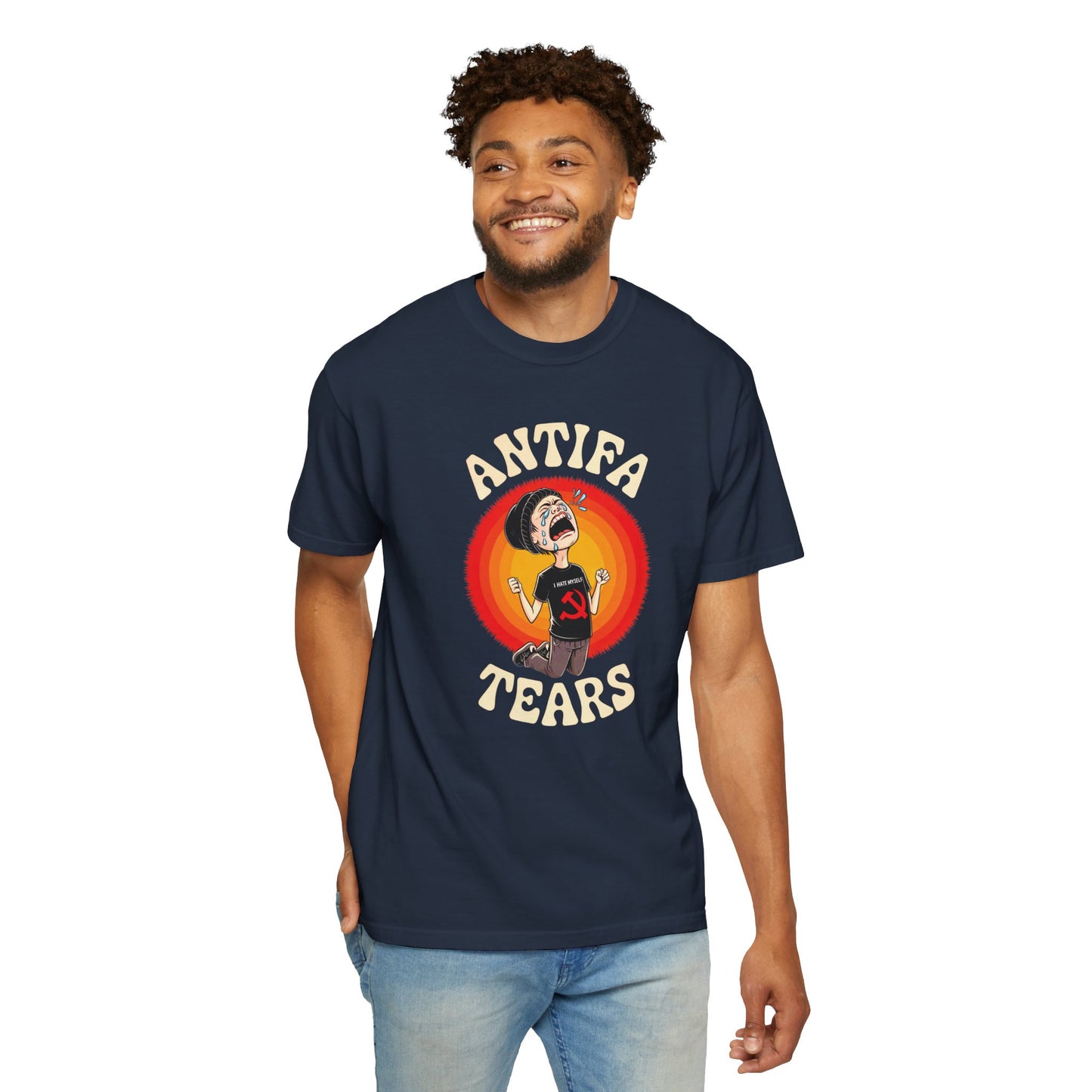"Antifa Tears" #01, Unisex T-shirt