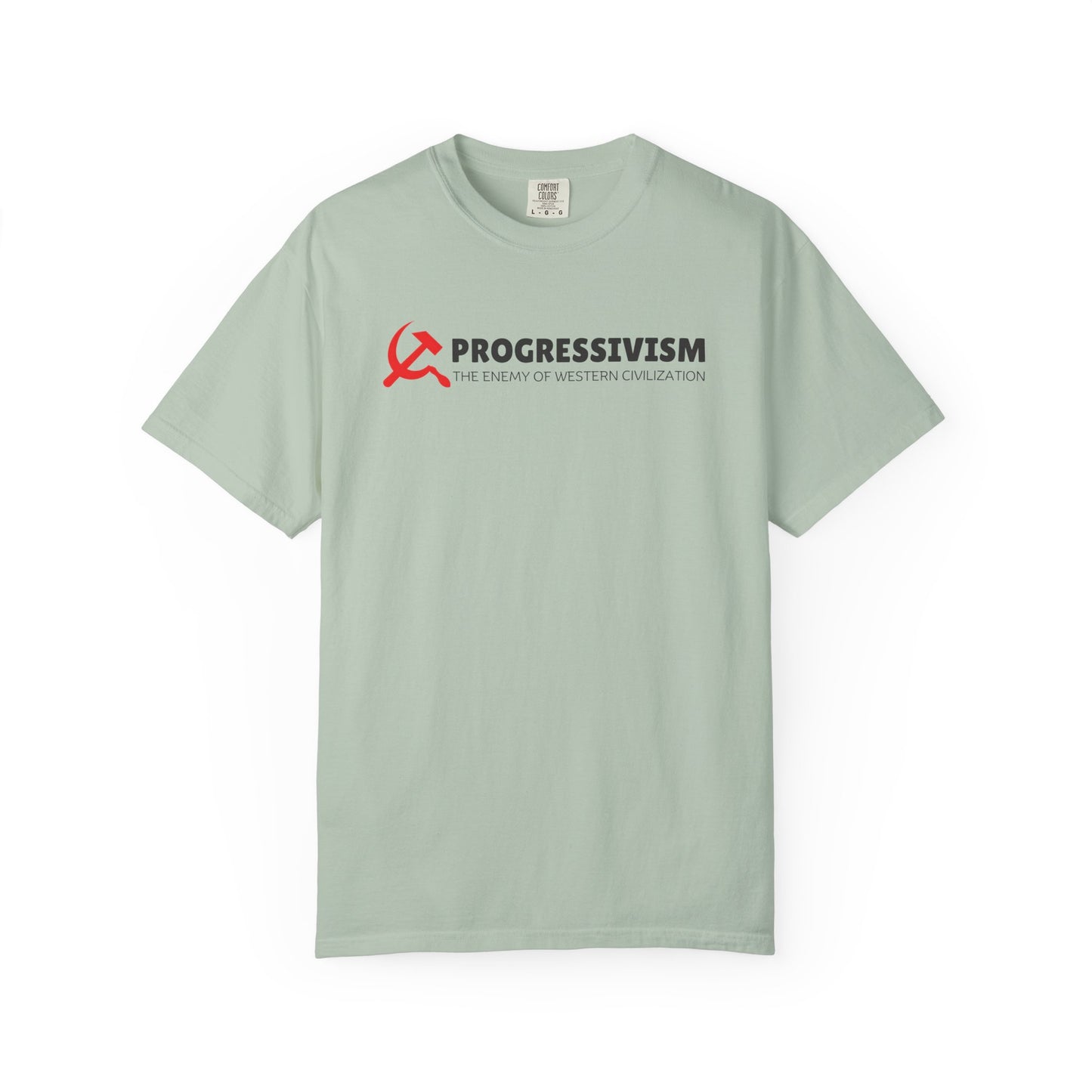 "Progressivism - Enemy of Western Civilization", Unisex T-shirt (Light Colors)