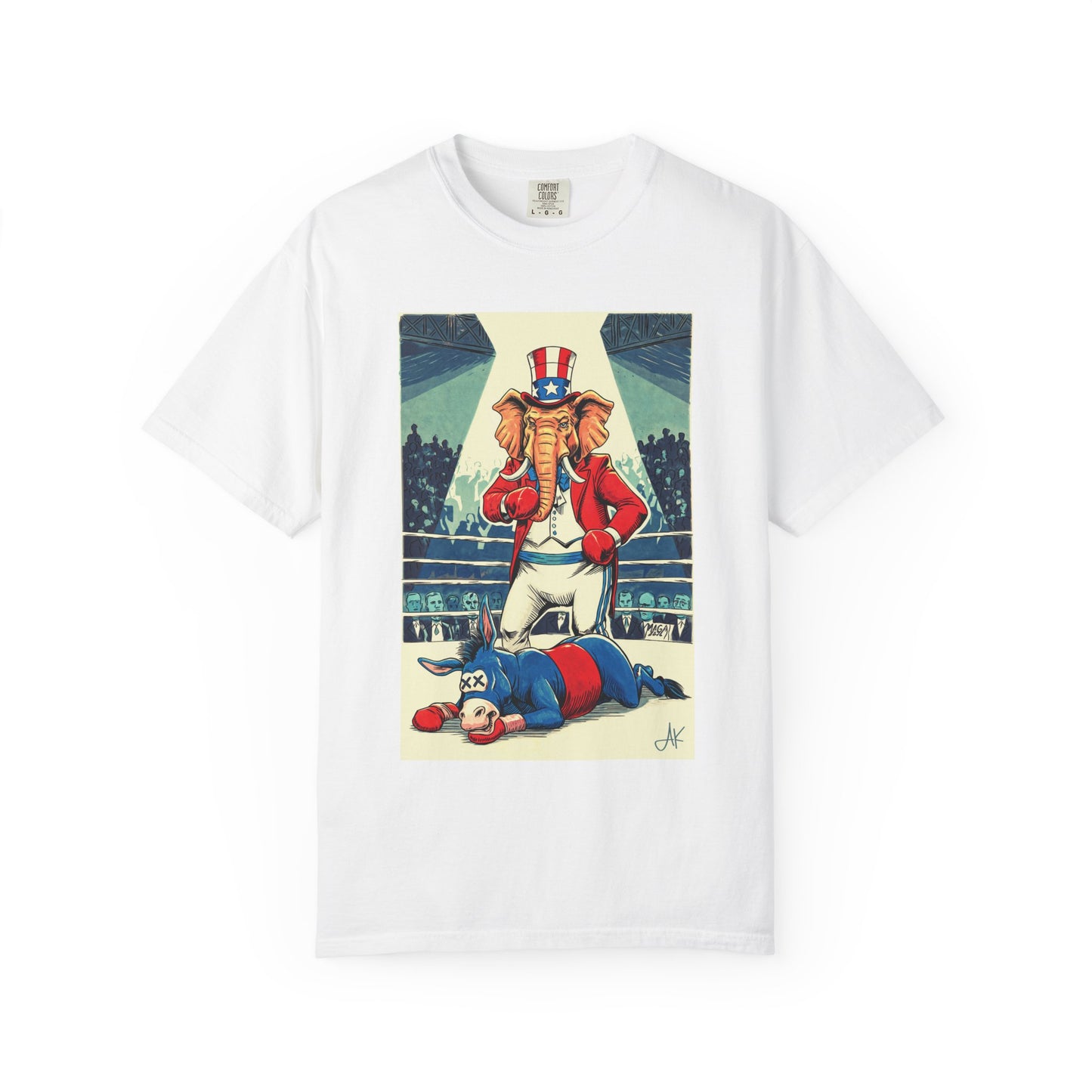 "Brutal Woke Knockout 2024", Unisex T-shirt (Light Colors)