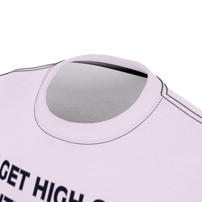 "Intelligent Conversation", Unisex T-shirt (Sheer Lavender)