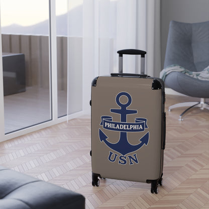 "USN Anchor", Suitcase (Tattletail Brown)