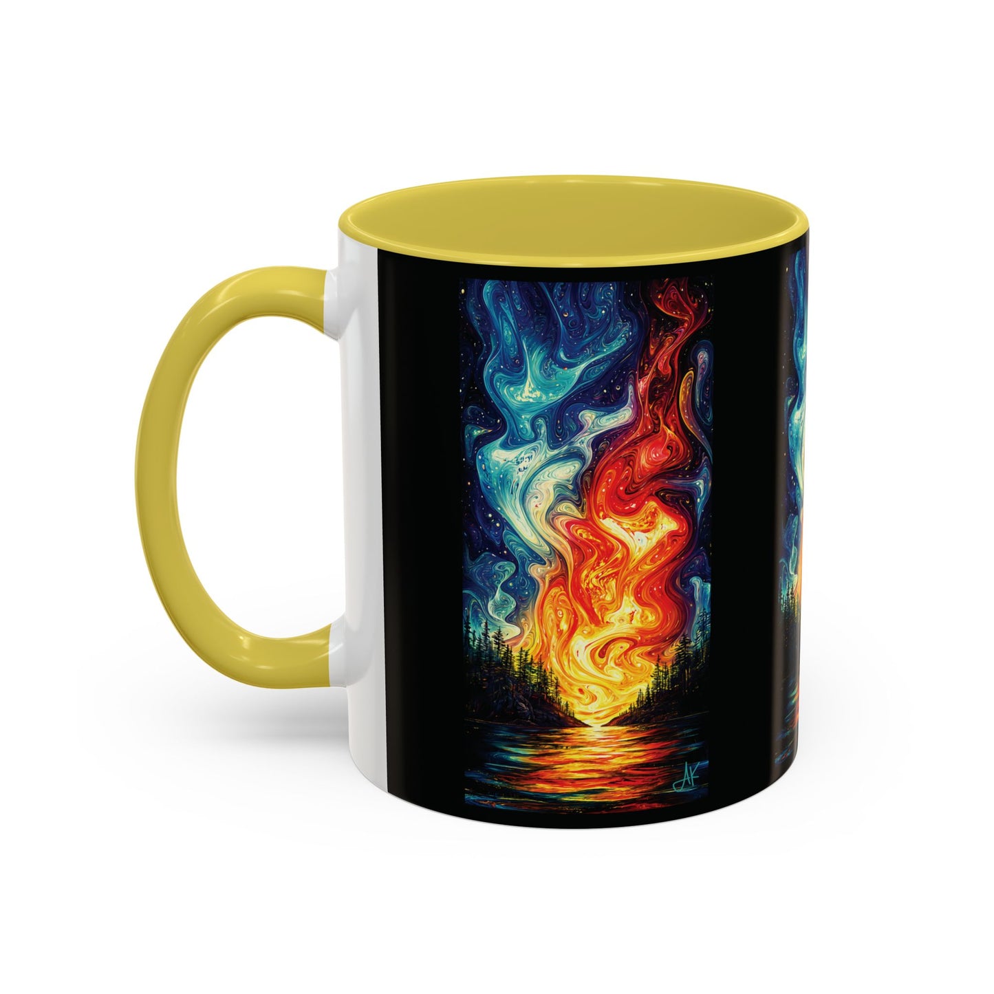 "Naomh Solus (Gaelic) - Sacred Light (English)", Colorful Mugs (11oz, 15oz)