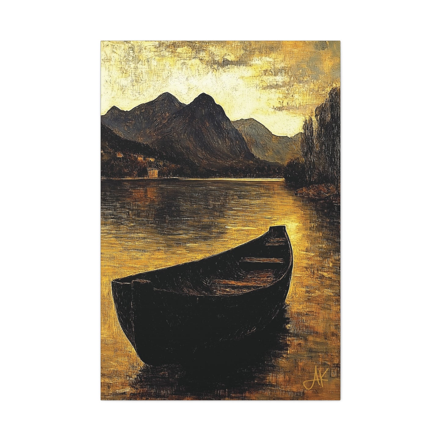 "By Oar and Tide: Ancient Gaelic Highways", Fine Art Matte Canvas, Stretched, 1.25"
