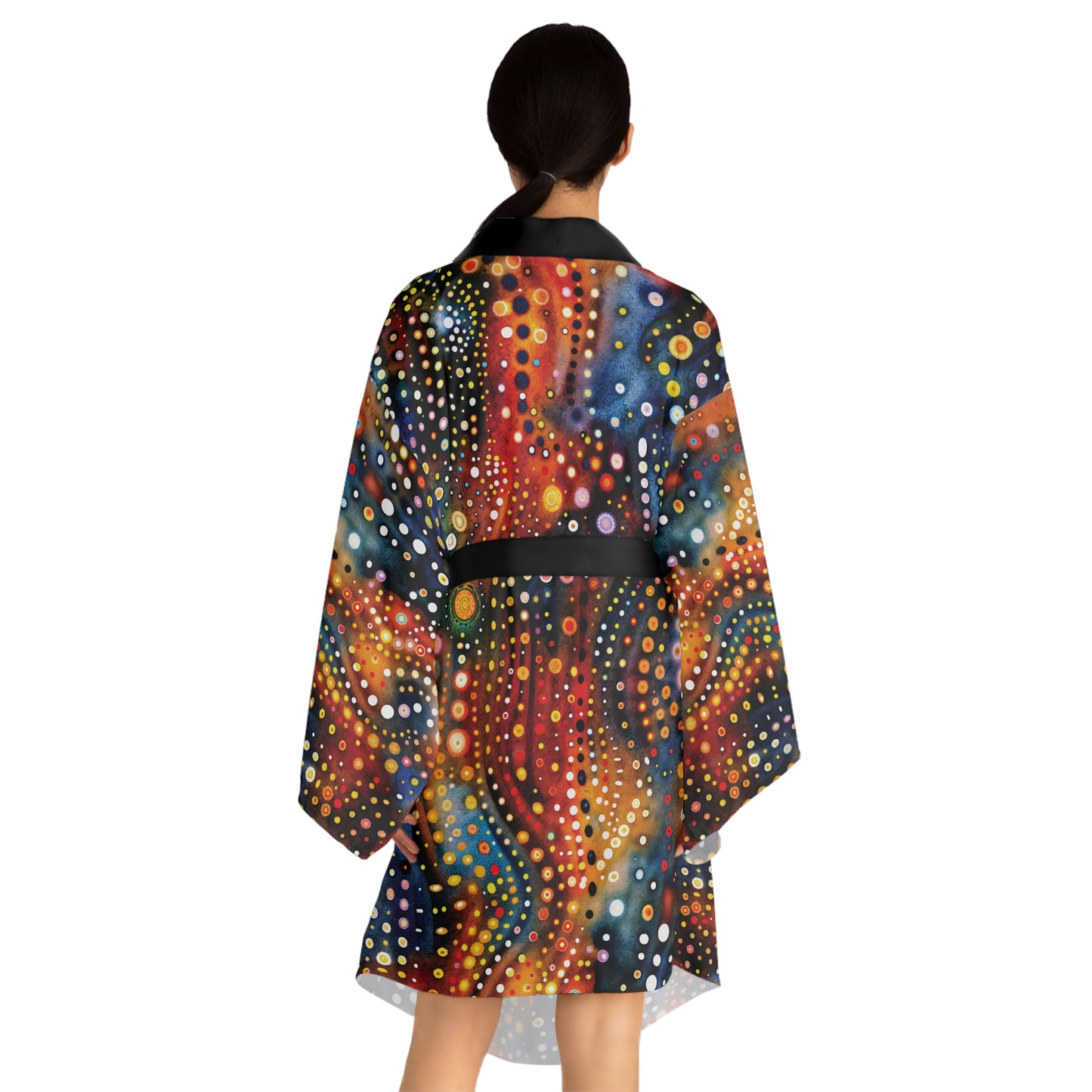 "Abstract 69", Long Sleeve Kimono Robe