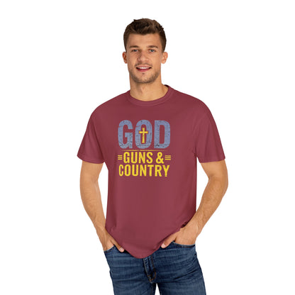 "God Guns & Country" #01, Unisex T-shirt