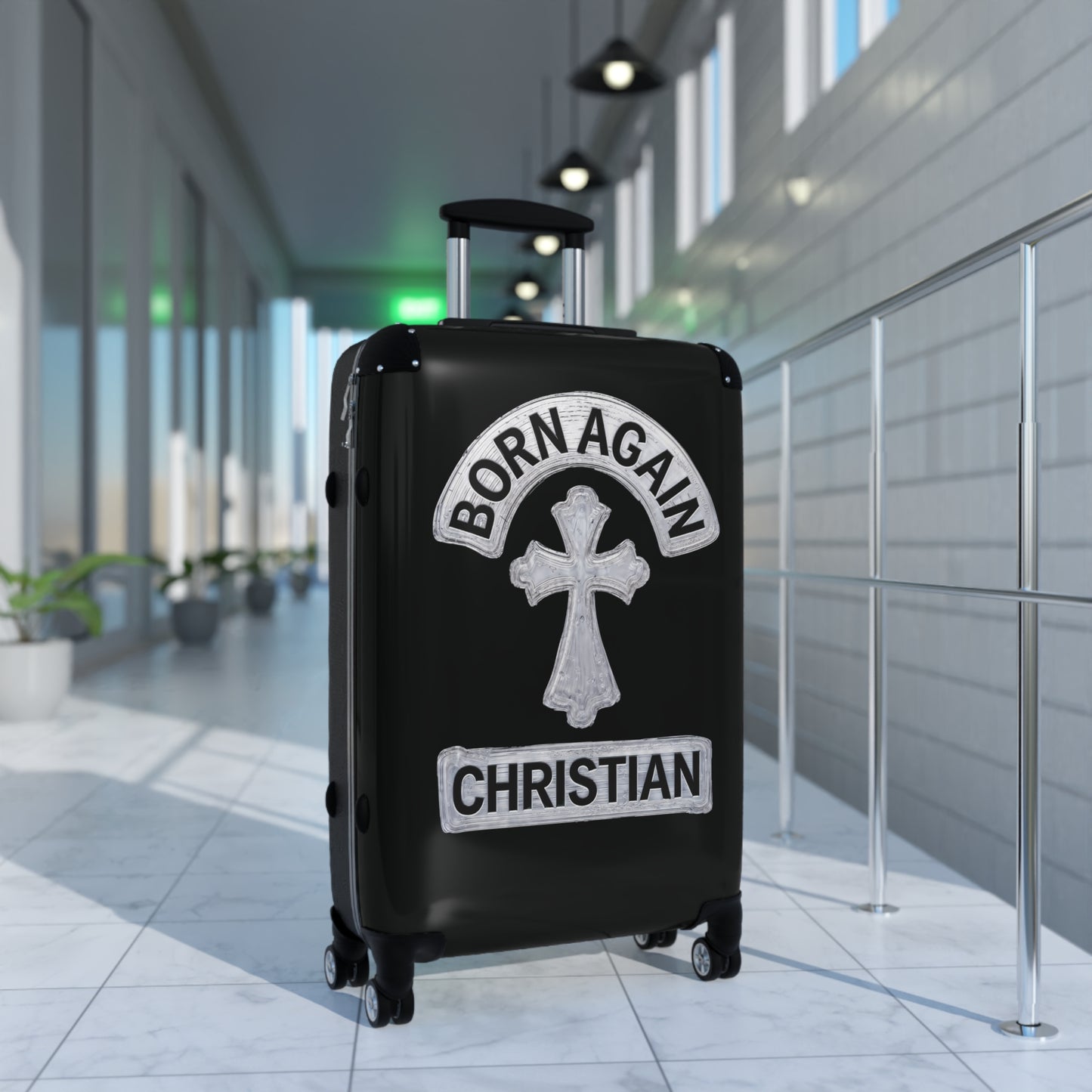 "Born Again Christian" #03 Suitcases (Black)