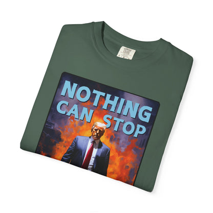 "Nothing Can Stop Trump", Unisex T-shirt (Dark Colors)