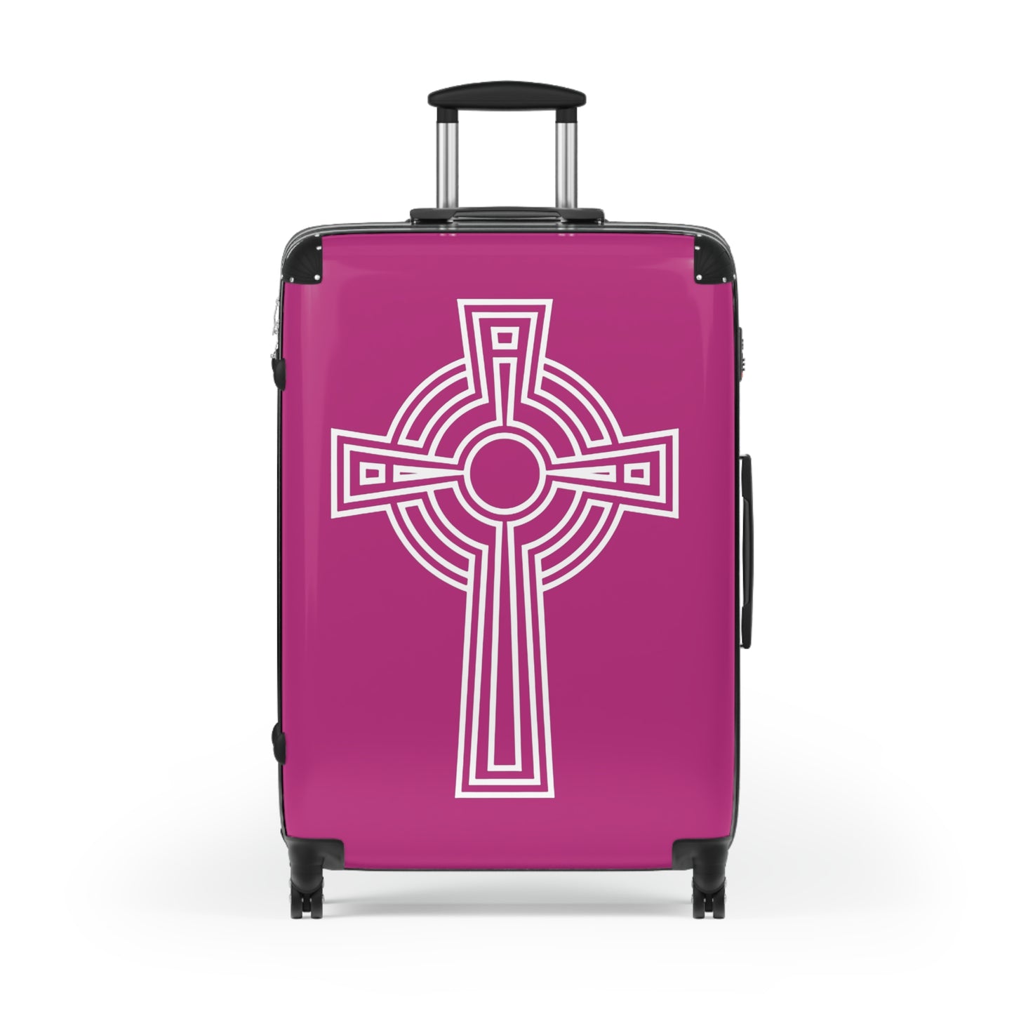 "A Simple High Cross", Suitcases (Dark Pink)