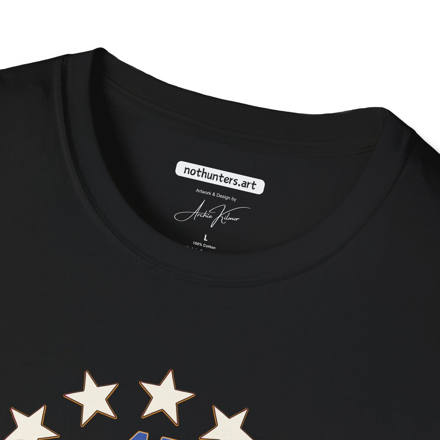 "Trump 45-47 Circle of Stars", Unisex Softstyle T-Shirt