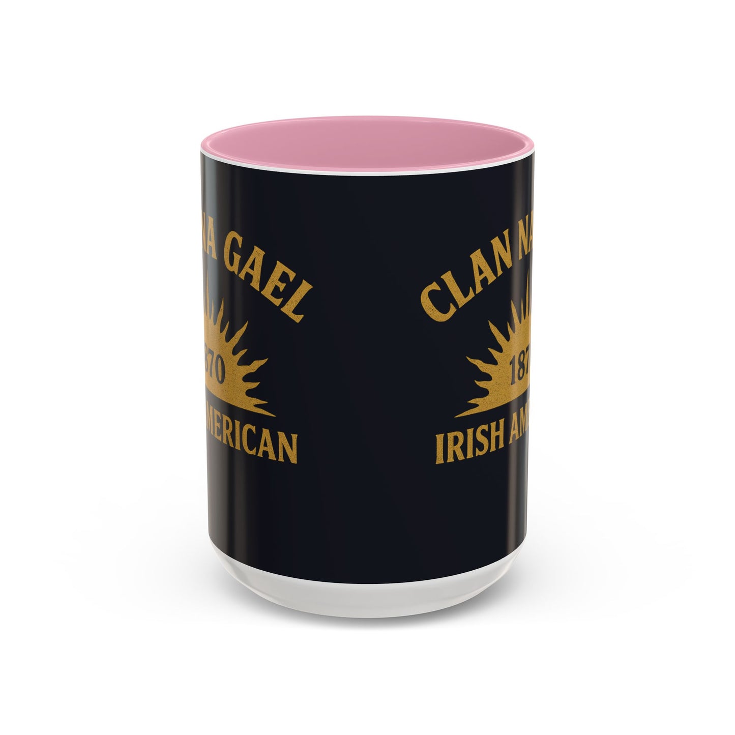 "Clan na Gael - Irish American", Colorful Mugs (11oz, 15oz) (Black Denim)