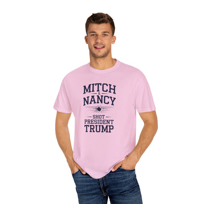 "Mitch & Nancy Shot President Trump", Unisex T-shirt
