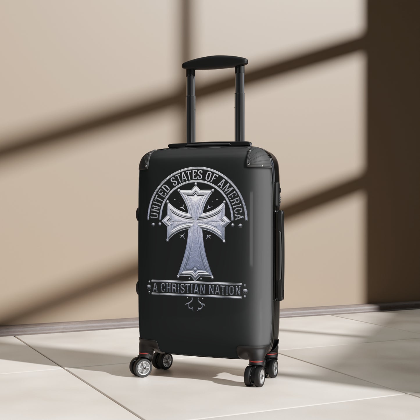 "USA - A Christian Nation" #02 Suitcases (Black)