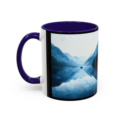 "Connected in Silence - Psalm 46:10", Colorful Mugs (11oz, 15oz)