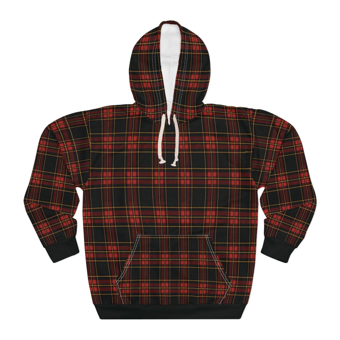"Kilmor Gallóglach Tartan", Unisex Wearable Art Pullover Hoodie