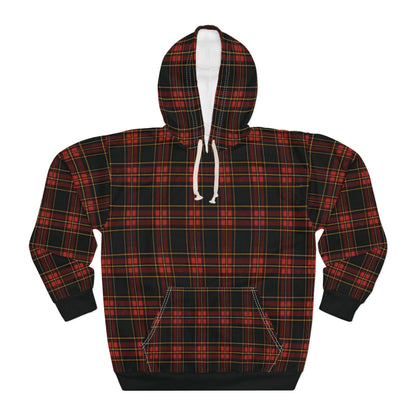 "Kilmor Gallóglach Tartan", Unisex Wearable Art Pullover Hoodie