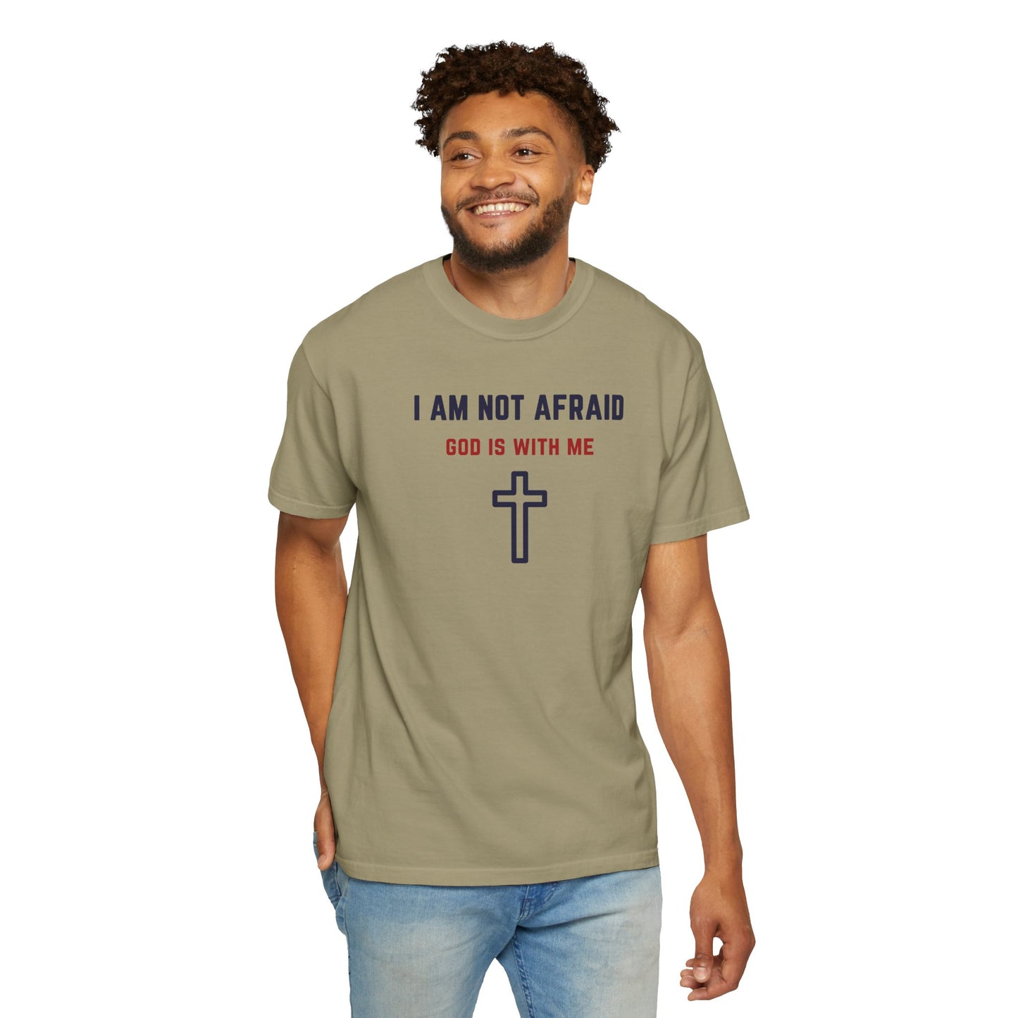 "I am not Afraid", Unisex T-shirt (Light Colors)