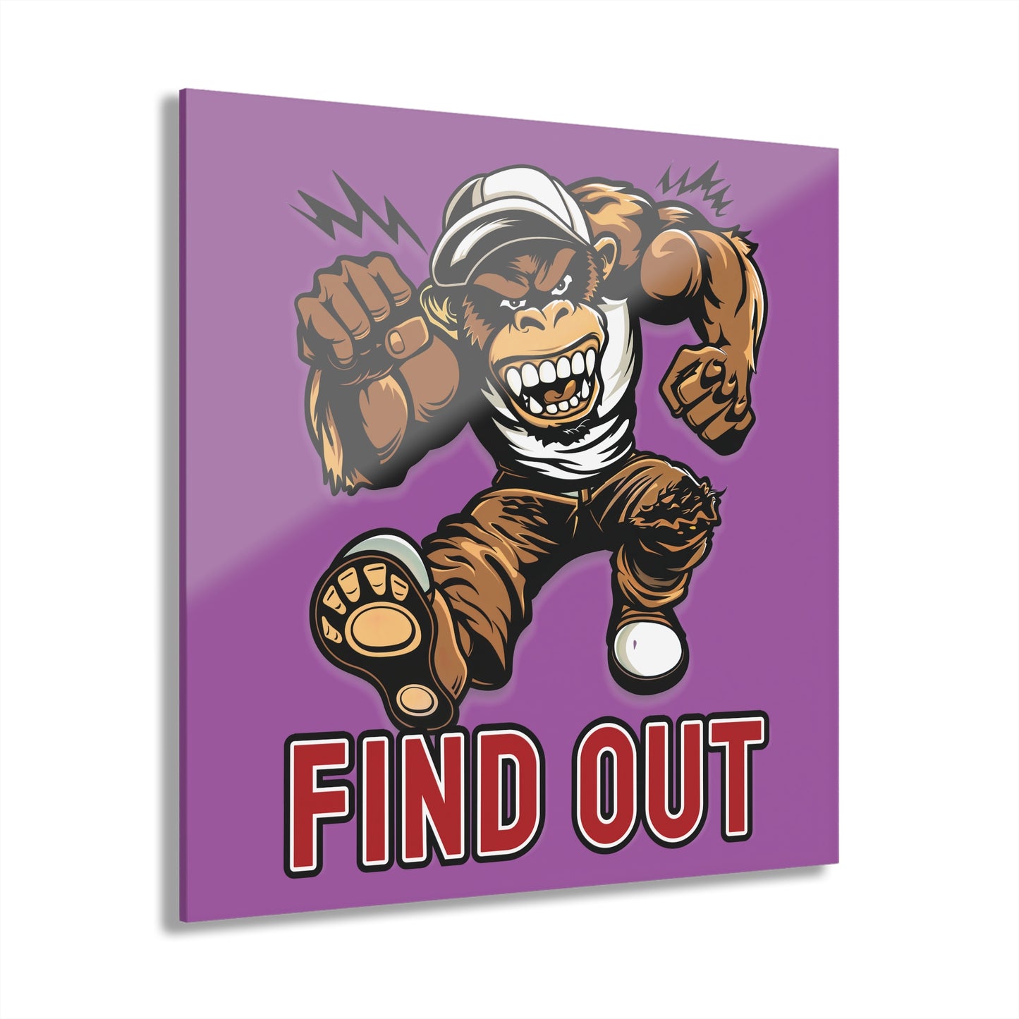"Find Out", Acrylic Wall Prints (French Cleat Hanging) (Violet Benediction)