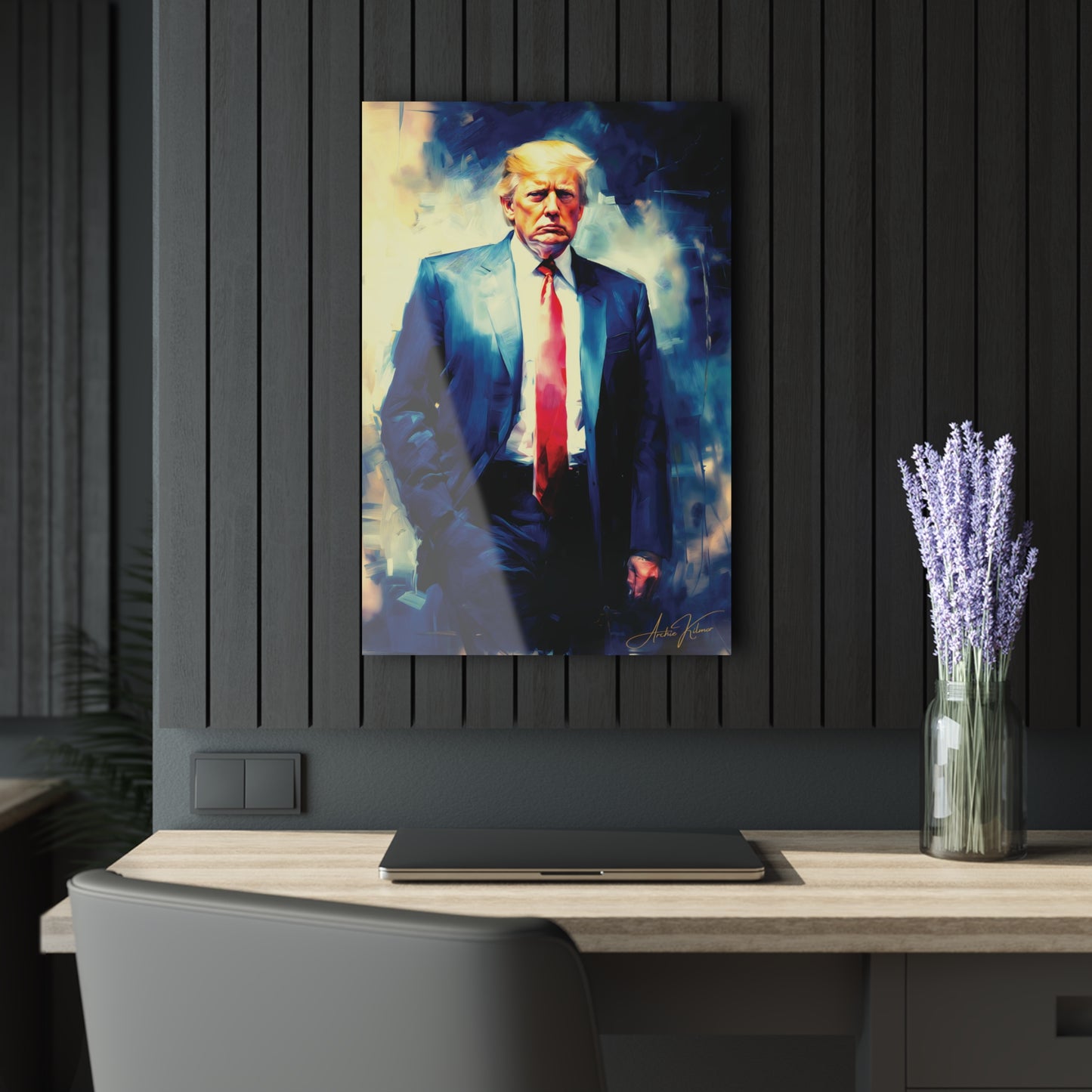 Copy of "Trump Portrait" #06, Acrylic Wall Prints (French Cleat Hanging)
