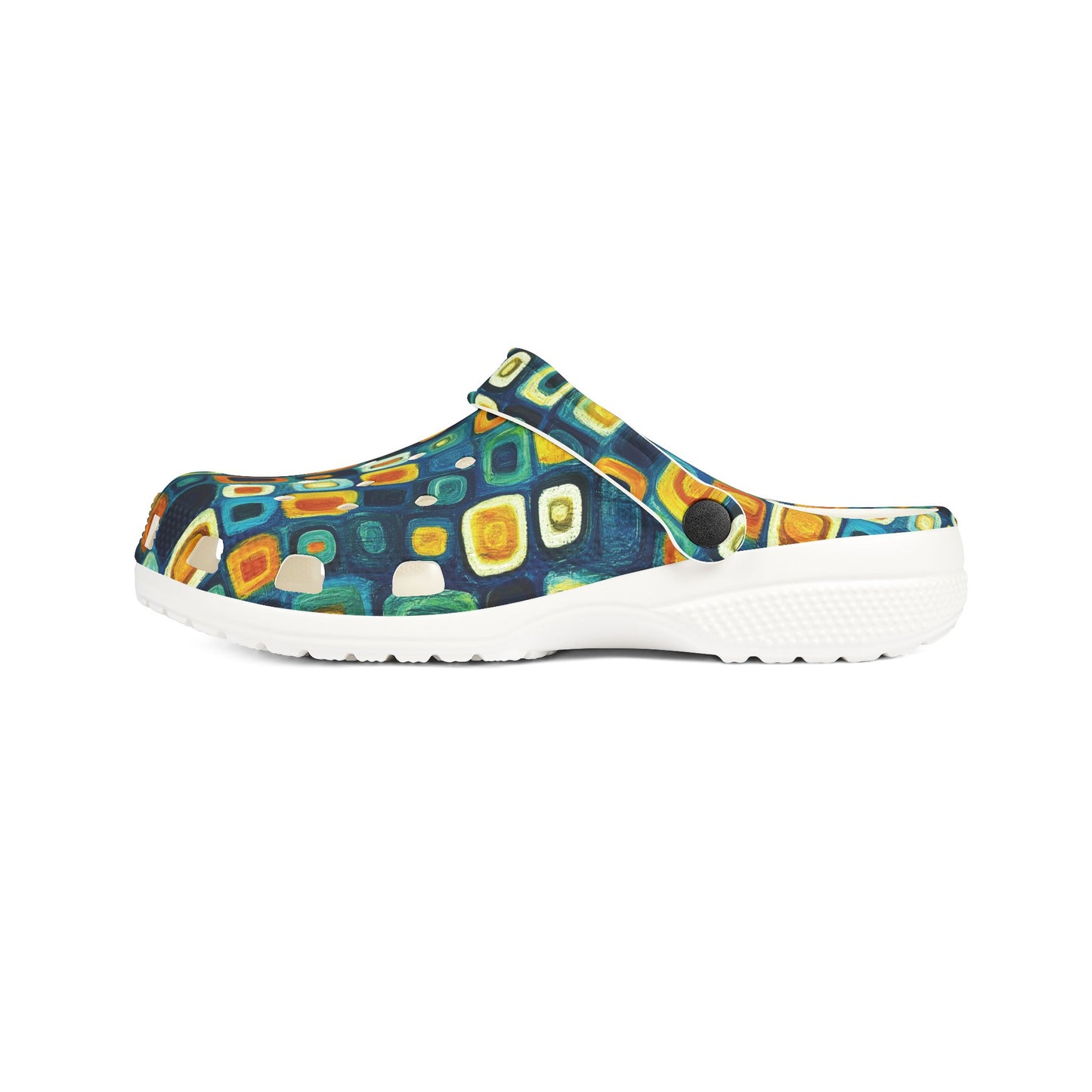"Soul Mosaic", Foam Rubber Clogs