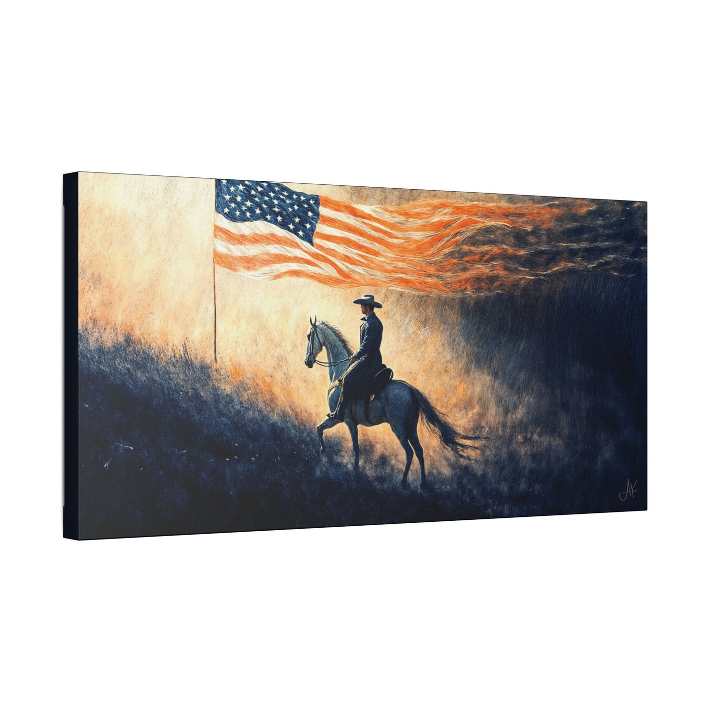 "Liberty under God", Stretched Classic Canvas Fine Art Print