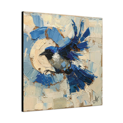 "Liberty Blue Bird", Fine Art Matte Canvas, Stretched, 1.25"