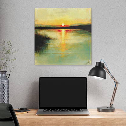 "Today Becomes Yesterday", Stretched Classic Canvas Fine Art Print
