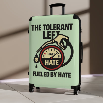 "The Tolerant Left", Suitcase (Soft Lime Green)