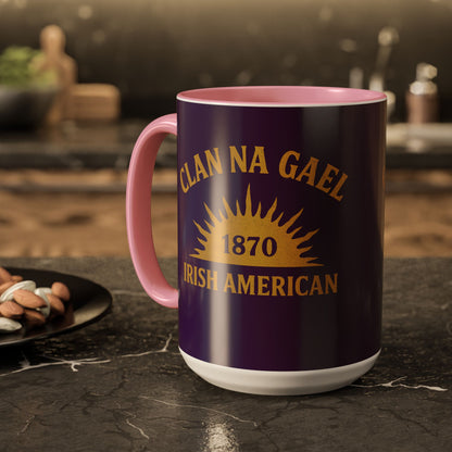 "Clan na Gael - Irish American", Colorful Mugs (11oz, 15oz) (3B0A4F)