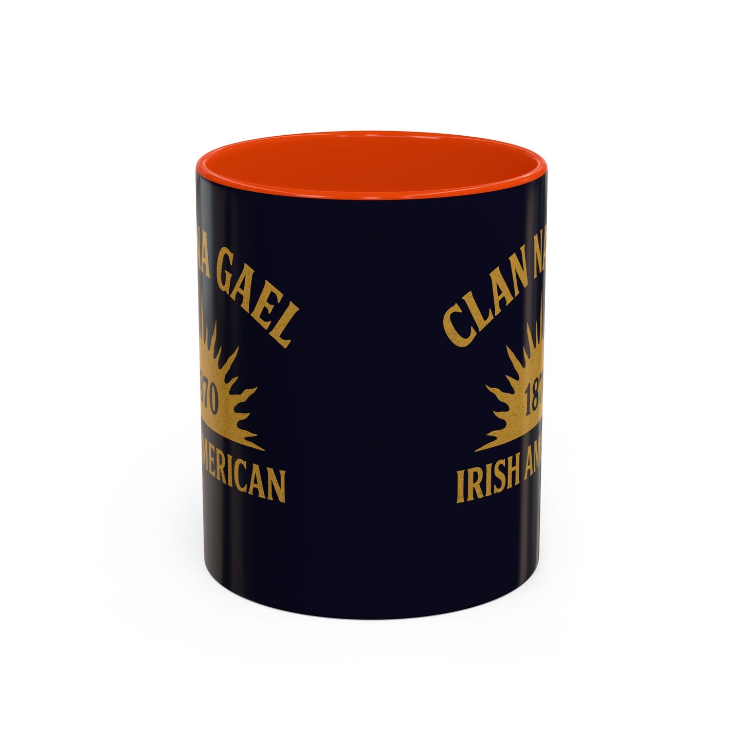 "Clan na Gael - Irish American", Colorful Mugs (11oz, 15oz) (Black Rock Blue)
