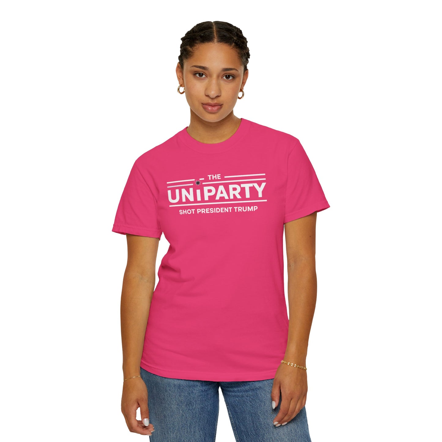 "The Uniparty Shot President Trump" #03, Unisex T-shirt