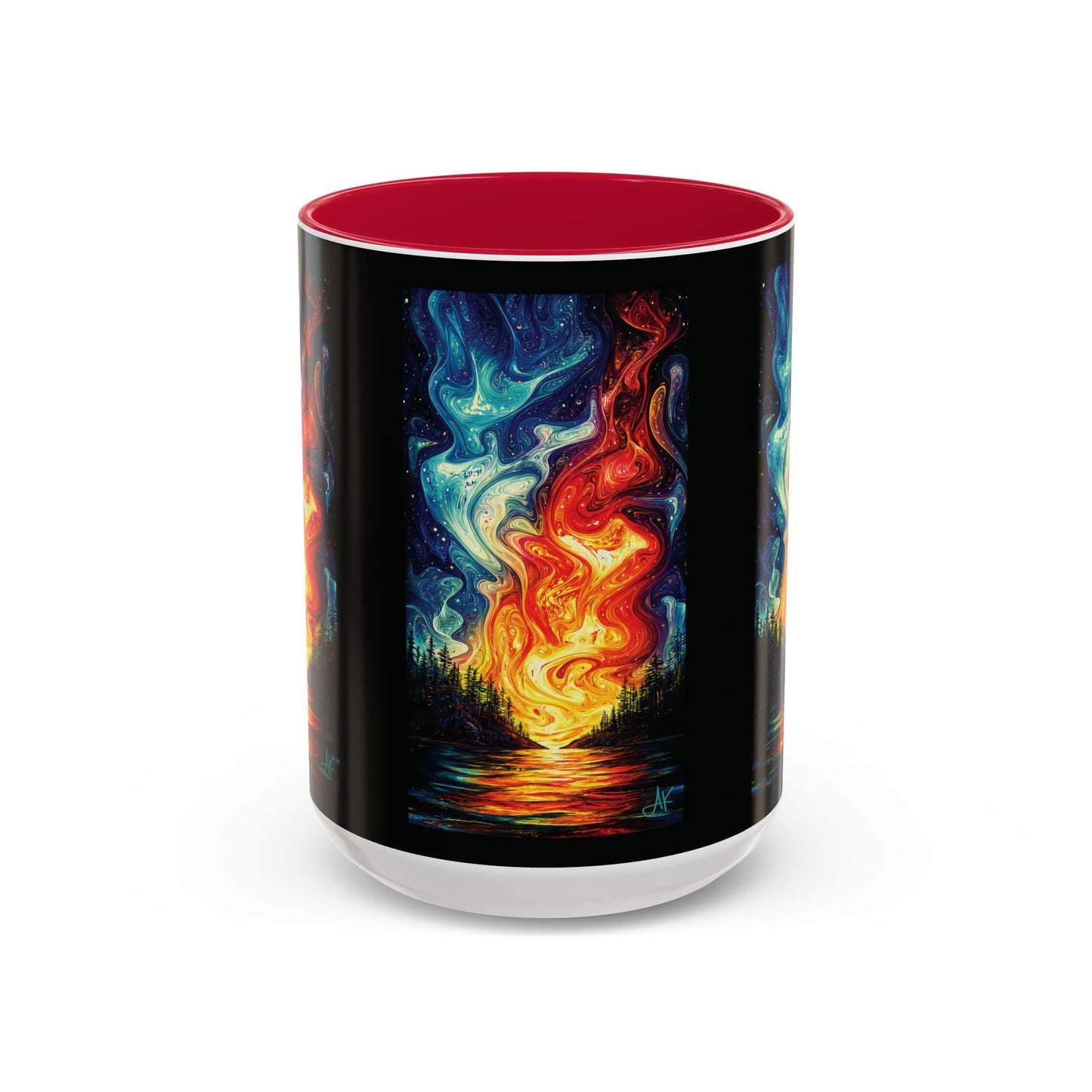 "Naomh Solus (Gaelic) - Sacred Light (English)", Colorful Mugs (11oz, 15oz)