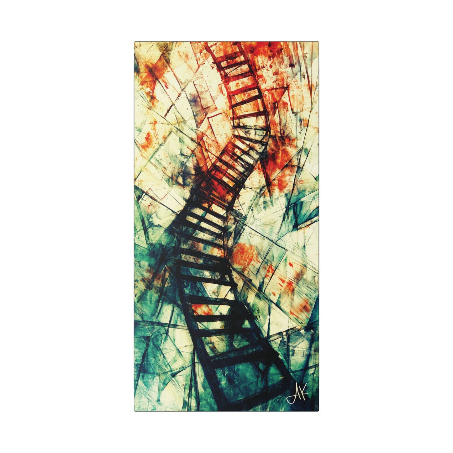 "Climb of the Eternal Soul", Stretched Classic Canvas Fine Art Print