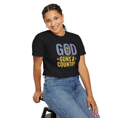 "God Guns & Country" #01, Unisex T-shirt