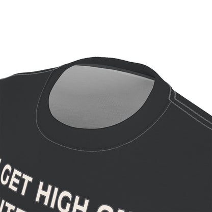 "Intelligent Conversation", Unisex T-shirt (Black Gray)