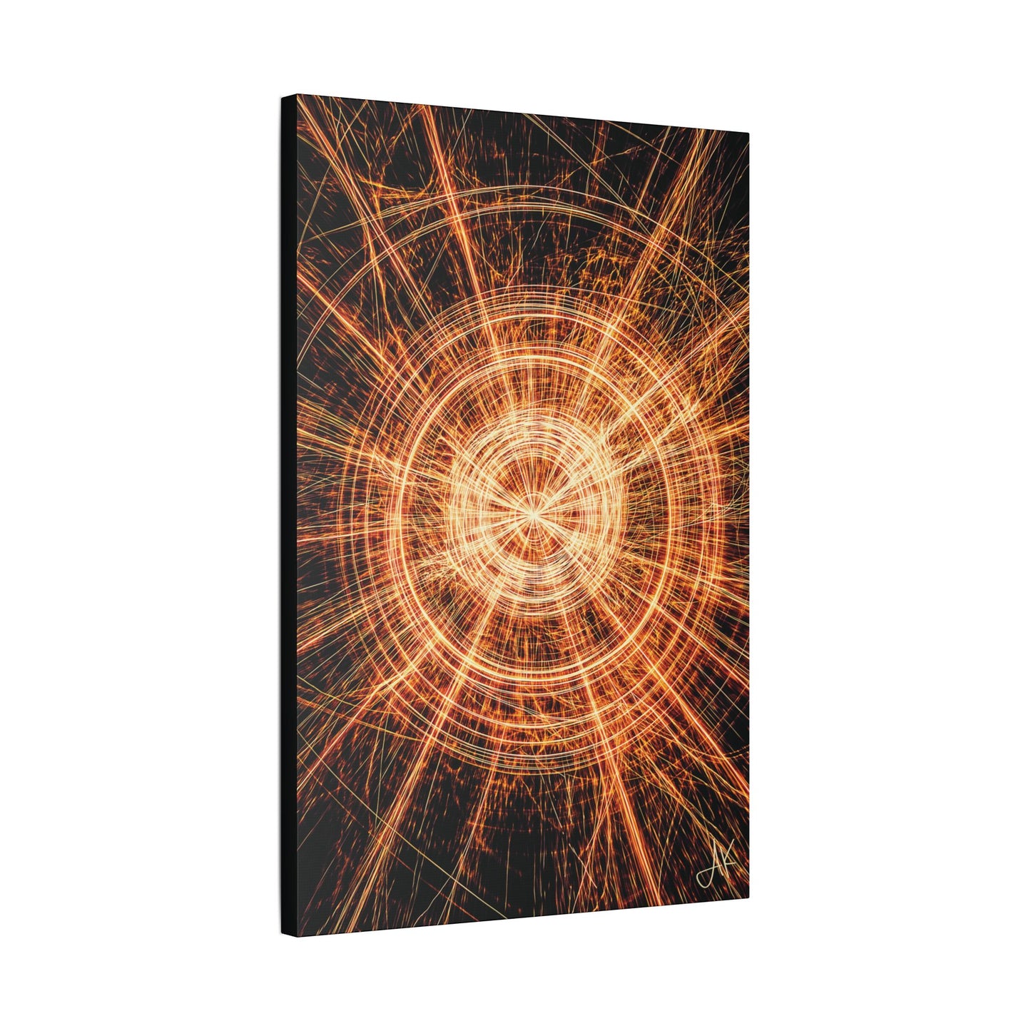 "His Light After Darkness", Stretched Classic Canvas Fine Art Print