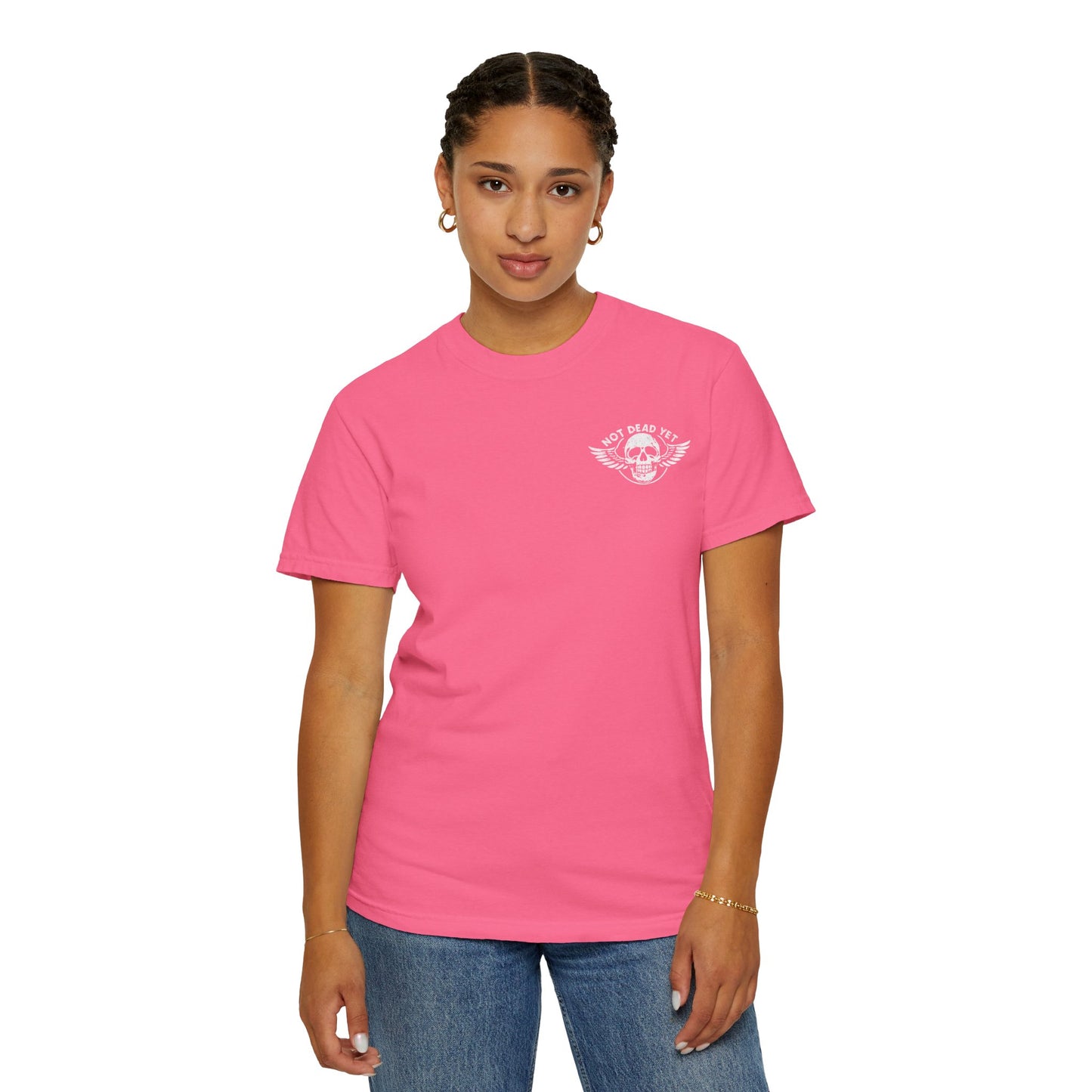 "Not Dead Yet - Winged Skull", Unisex T-shirt
