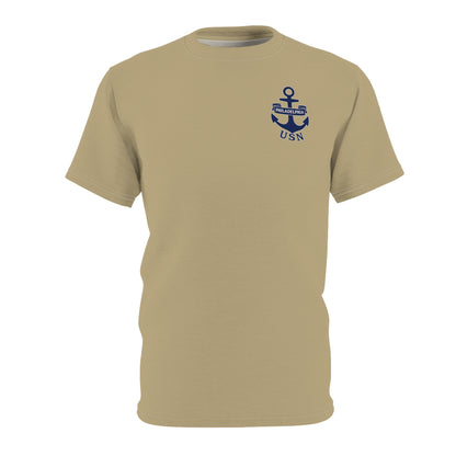 "USN Anchor", Unisex T-shirt (Service Khaki)
