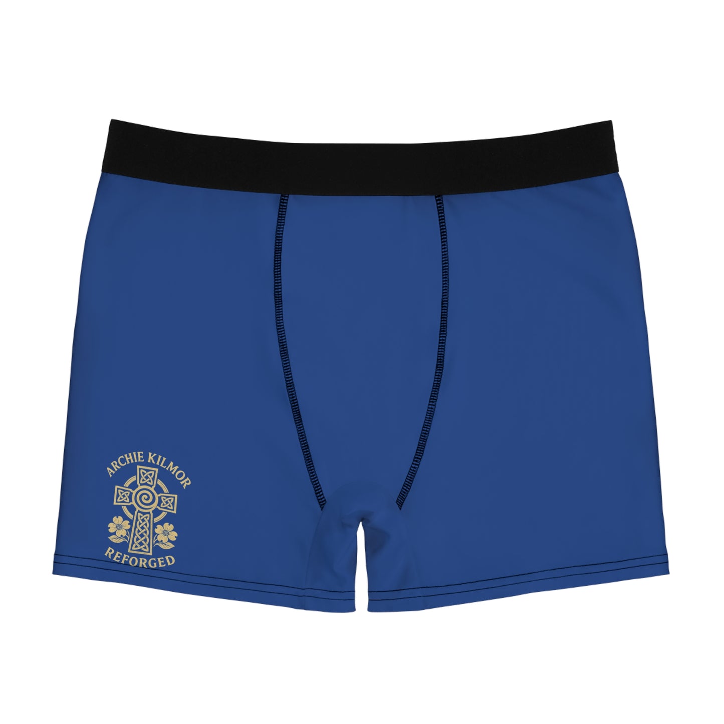 "Archie Kilmor Cross - Reforged" #01, Men's Boxer Briefs (True Blue)