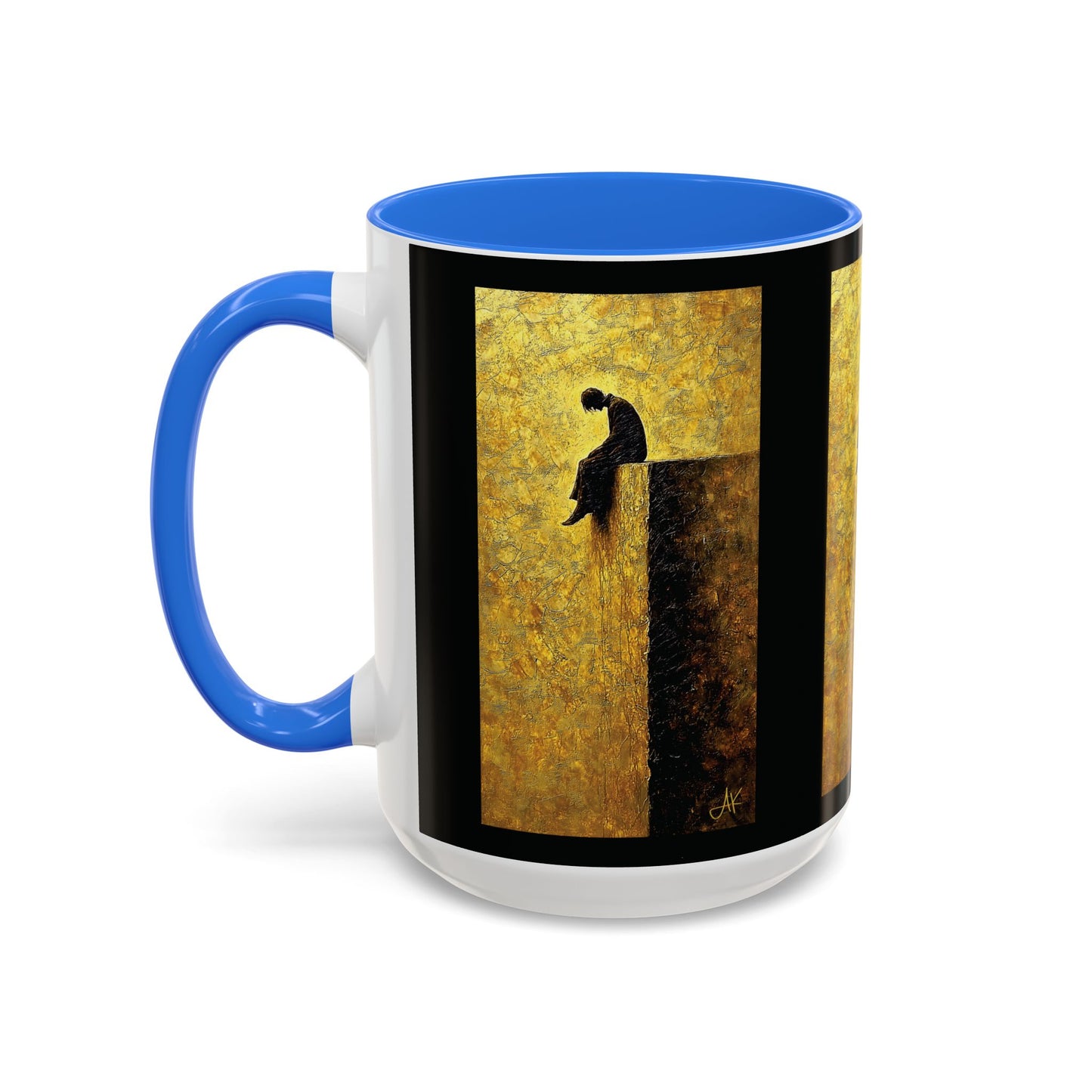 "In Darkest Hour He Is With Me", Colorful Mugs (11oz, 15oz)