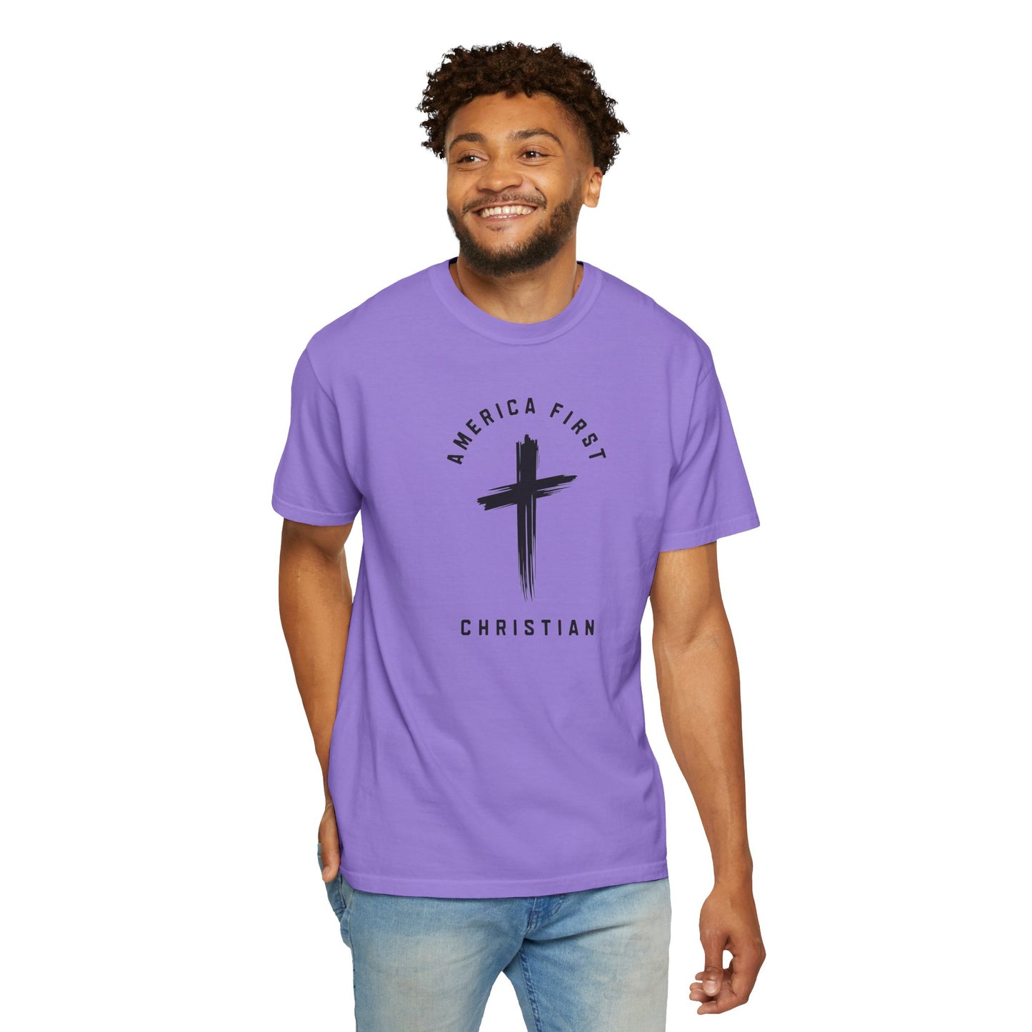 "America First Christian" #05, Unisex T-shirt (Light Colors)