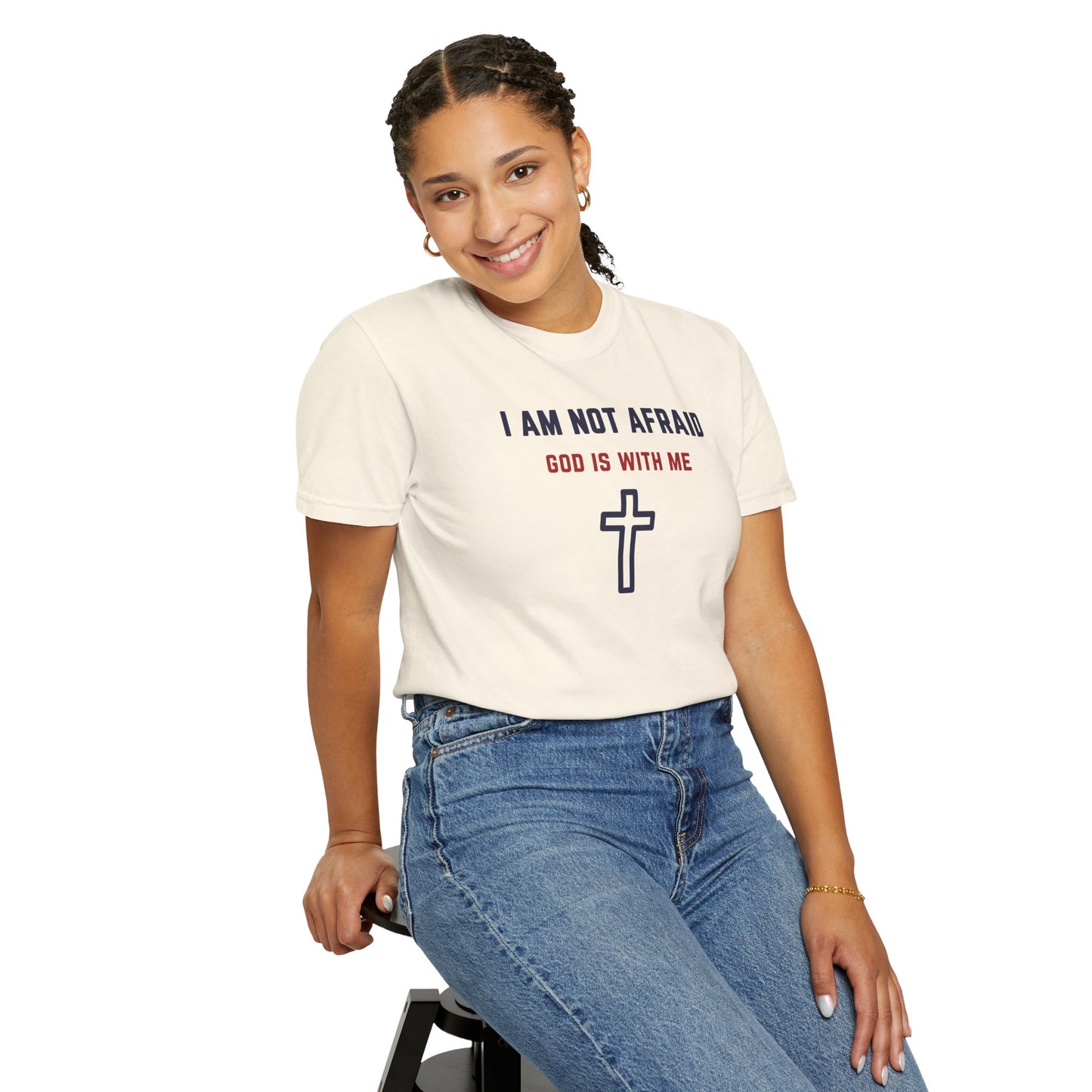 "I am not Afraid", Unisex T-shirt (Light Colors)