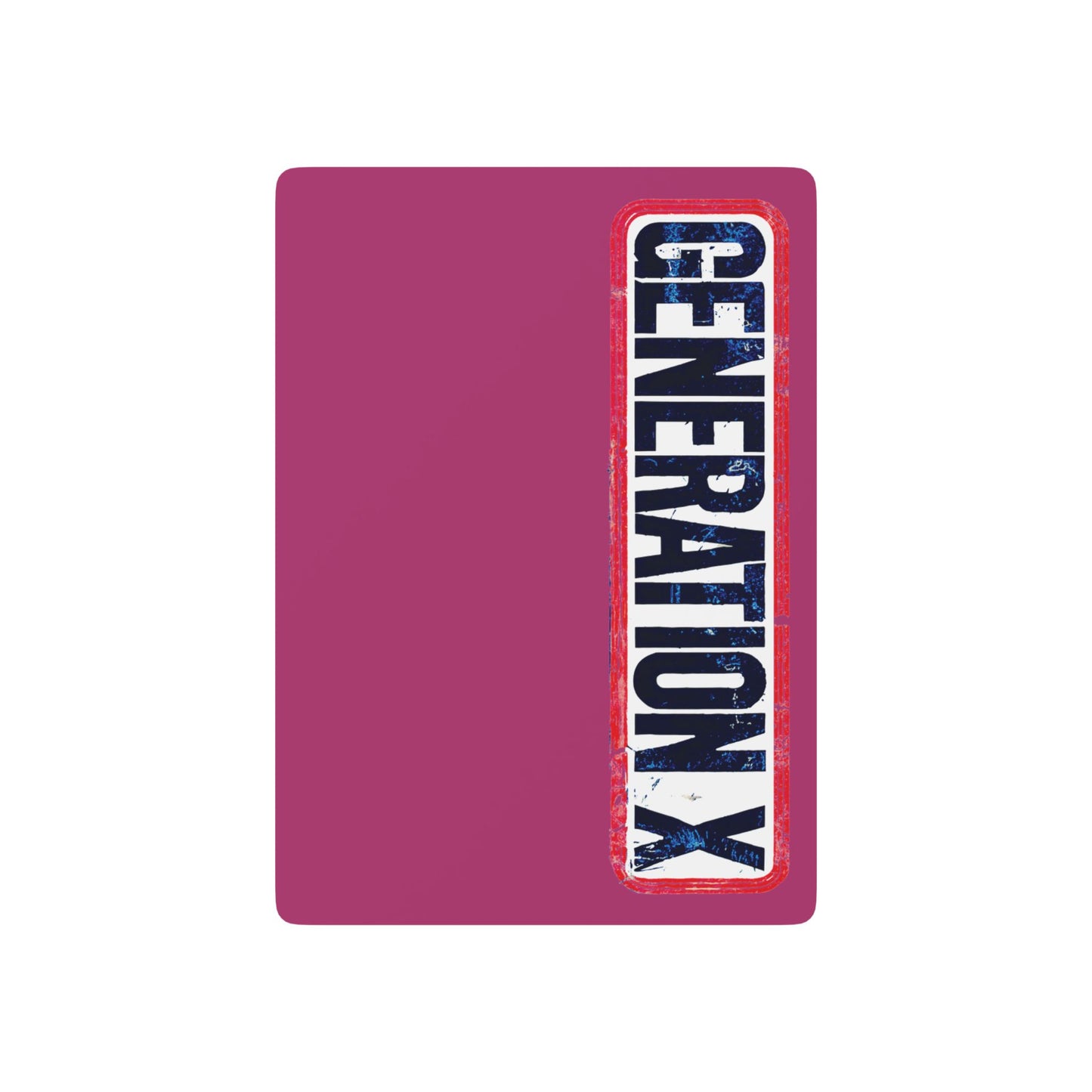 "Generation X", Retro Playing Cards (Early Purple Orchid)