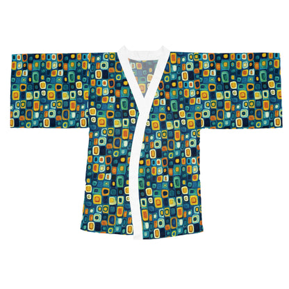 "Soul Mosaic", Long Sleeve Kimono Robe