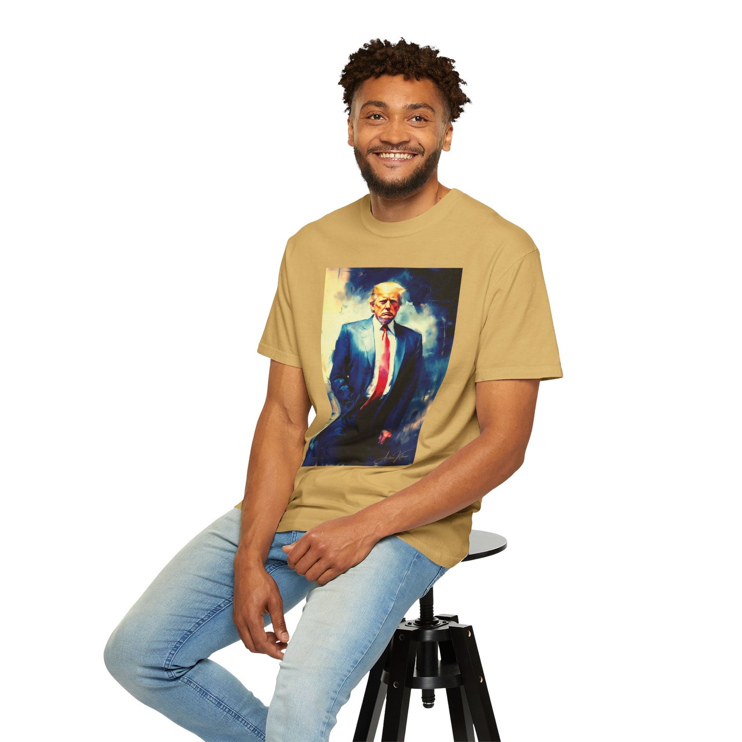 "Trump Portrait No. 6", Unisex T-shirt (Light Colors)