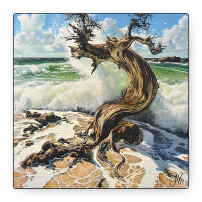 "Stormroot Bearing the Ninth Wave", Fine Art Matte Canvas, Stretched, 1.25"