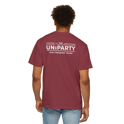 "The Uniparty Shot President Trump" #03, Unisex T-shirt