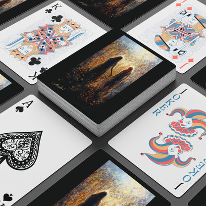 "A Thin Place", Fine Art Playing Cards (Void Black)